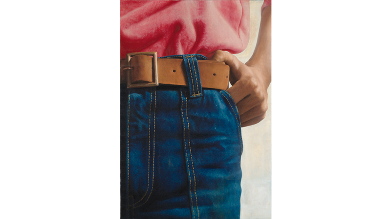 葉子奇  | 年輕I 油彩, 畫布, 1979-1980 162x112cm 的圖說