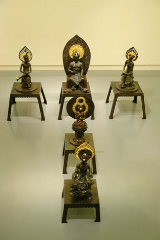 楊茂林  | 摩訶大聖羯摩曼荼羅 銅、金箔, 2005-2007  藝術家自藏 的圖說