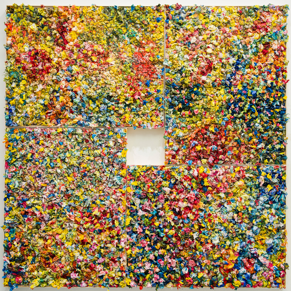 Paul Chiang  | Jinzun / Spring Oil & mixed media , 2019 300 x 300 cm 的圖說