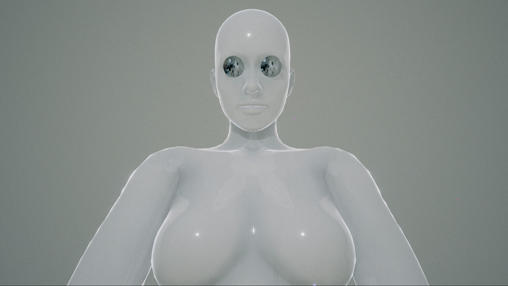 Sidsel Meineche Hansen  | 3D迪克女孩(X級) 電腦三維動畫，HD影片截圖, 2016 3分鐘 的圖說