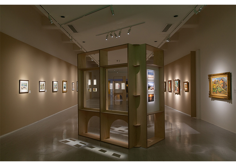 「掘光而行：洪瑞麟」展場     圖像由臺北市立美術館提供。 的圖說