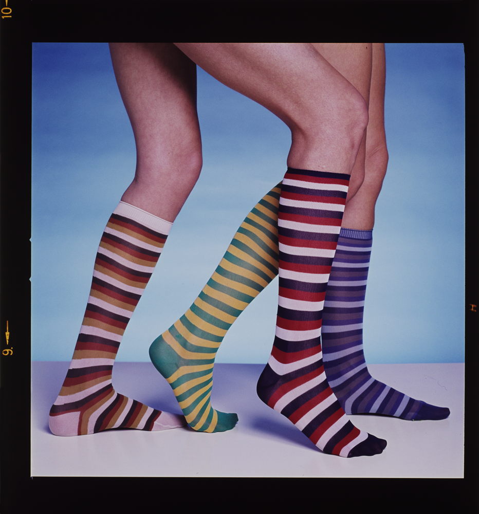 Mary Quant socks  1976   Image courtesy Mary Quant Archive / Victoria and Albert Museum, London 的圖說
