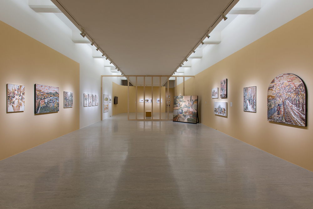 “Fragmentation of Historical Perspectives: Chiang Kai-Chun Solo Exhibition, Installation View at the Taipei Fine Arts Museum  2022 的圖說