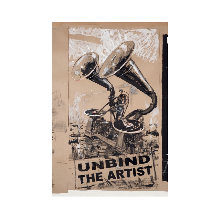 Drawing for The Refusal of Time (Unbind the Artist)｜Postcard