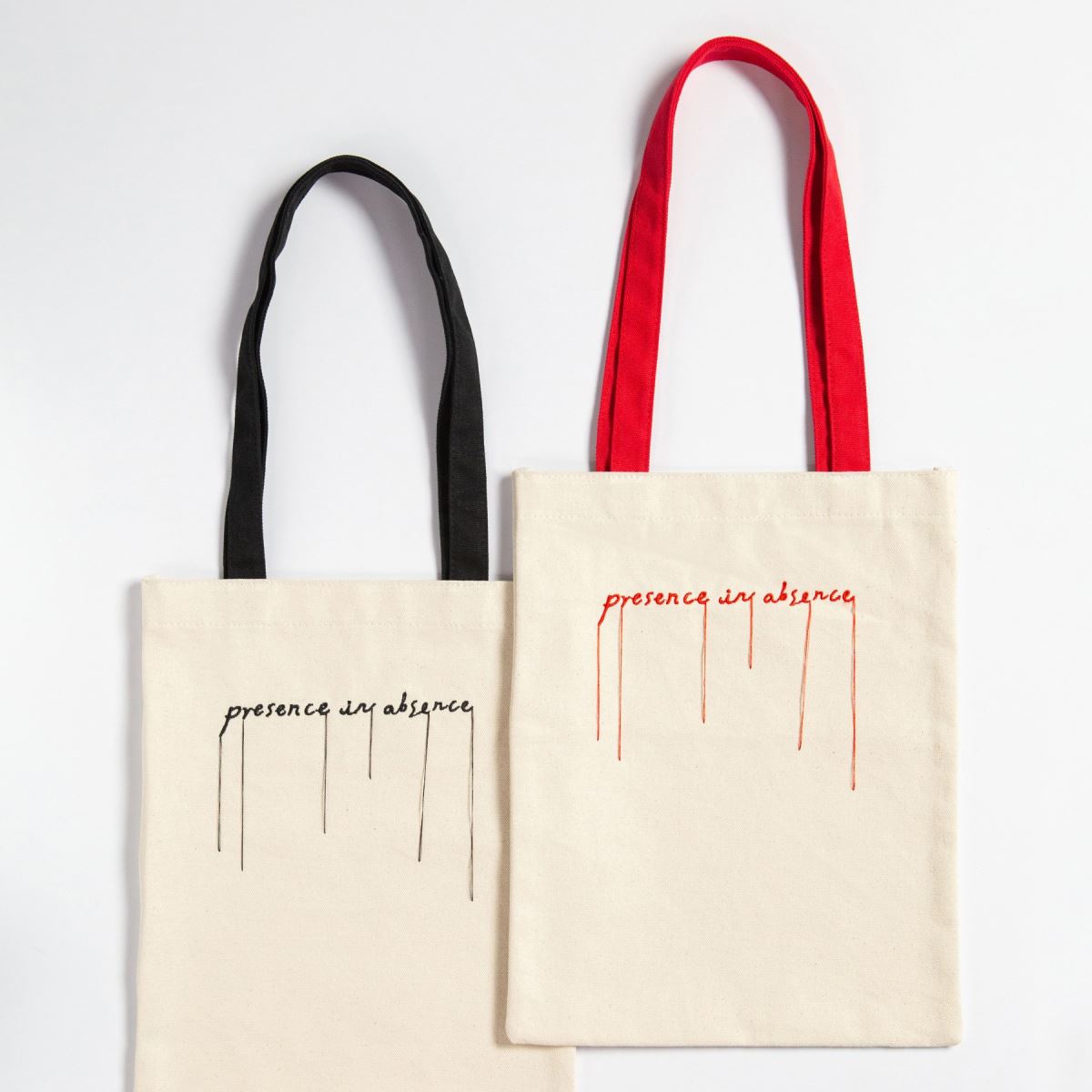 塩田千春 「presence in absence」刺繡帆布袋 